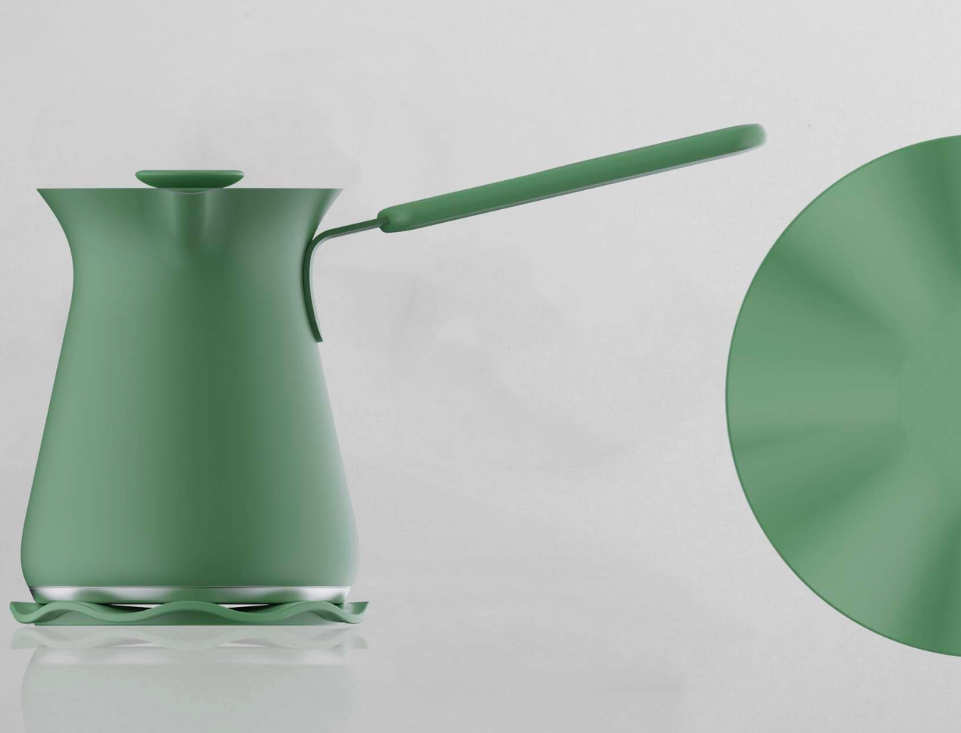 Large Pot + Small Trivet + 6 Cups + Scoop